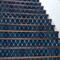 Peel and Stick Craft Paper. Navy and Gold Geometric Print. 12-Pack of mbossed Peel and Stick Cardstock